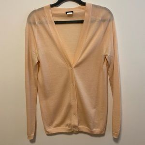 J. Crew Pale Pink Cardigan - Size M